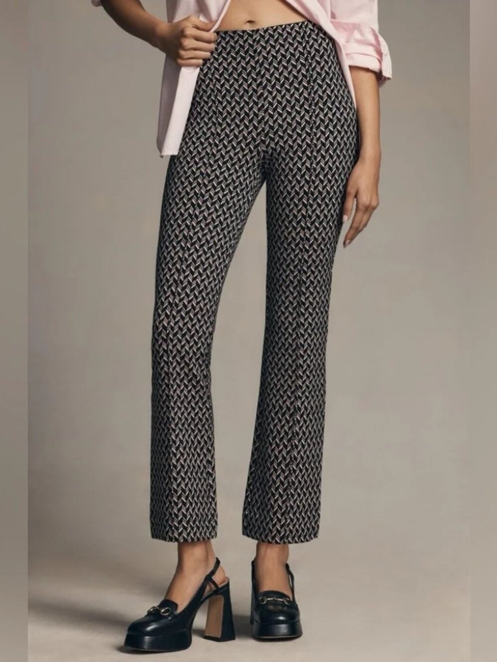 Maeve The Margot Kick-Flare Cropped Pants